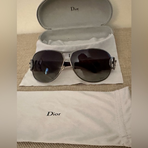 Christian Dior BUCKLE 2 Wrap Sunglasses Fall 2000 Y2K EUC - Picture 2 of 10
